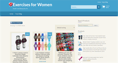 Desktop Screenshot of exercises-for-women.net