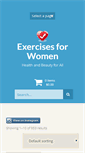 Mobile Screenshot of exercises-for-women.net